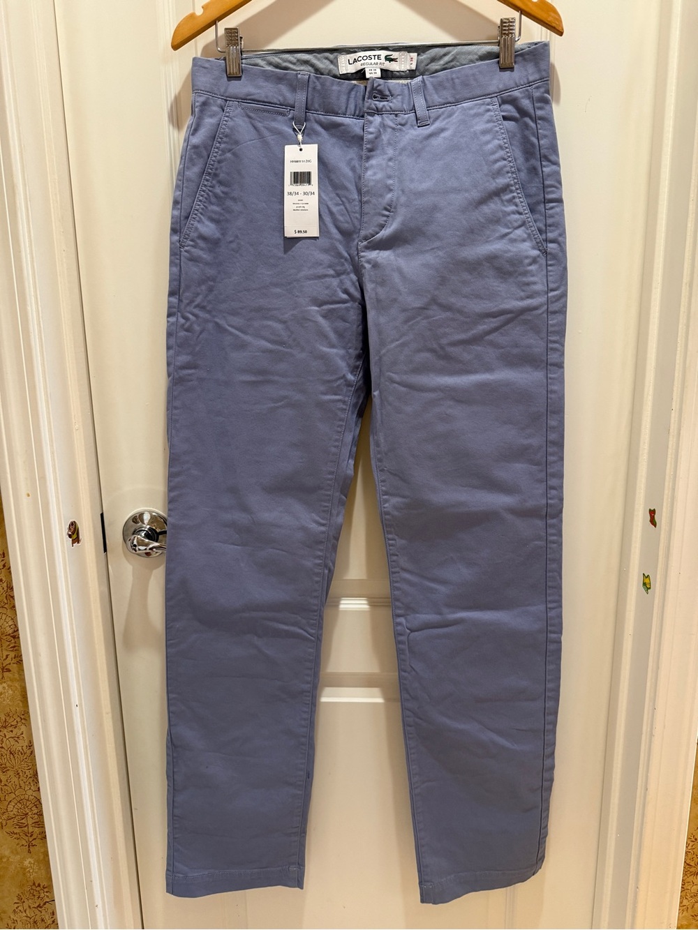 Lacoste Men's Regular fit Stretch Cotton Chino Pants US30 L34